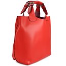 BELLI Designer Ledertasche Henkeltasche rot