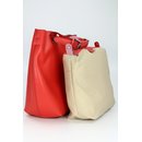 BELLI Designer Ledertasche Henkeltasche rot