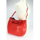 BELLI Designer Ledertasche Henkeltasche rot