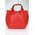 BELLI Designer Ledertasche Henkeltasche rot