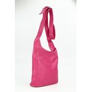 BELLI &quot;Cross Bag Classic&quot; Umh&auml;ngetasche Ledertasche pink