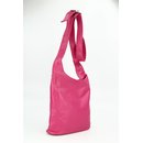 BELLI "Cross Bag Classic" Umhängetasche Ledertasche pink