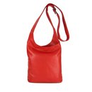 BELLI "Cross Bag Classic" Umhängetasche Ledertasche rot