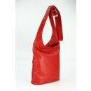 BELLI "Cross Bag Classic" Umhängetasche Ledertasche rot