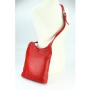 BELLI "Cross Bag Classic" Umhängetasche Ledertasche rot