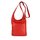 BELLI "Cross Bag Classic" Umhängetasche Ledertasche rot