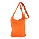 BELLI "Cross Bag Classic" Umhängetasche Ledertasche orange