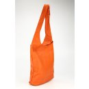 BELLI "Cross Bag Classic" Umhängetasche Ledertasche orange
