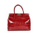 BELLI "The Bag" XL Ledertasche bordeaux rot...