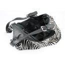 BELLI XXL Voll Fell Leder Shopper zebra