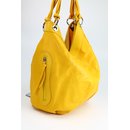 BELLI ital. Nappa Leder Shopper gelb