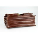 BELLI "Design Bag B" Leder Businesstasche unisex maronenbraun