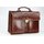 BELLI "Design Bag B" Leder Businesstasche unisex maronenbraun