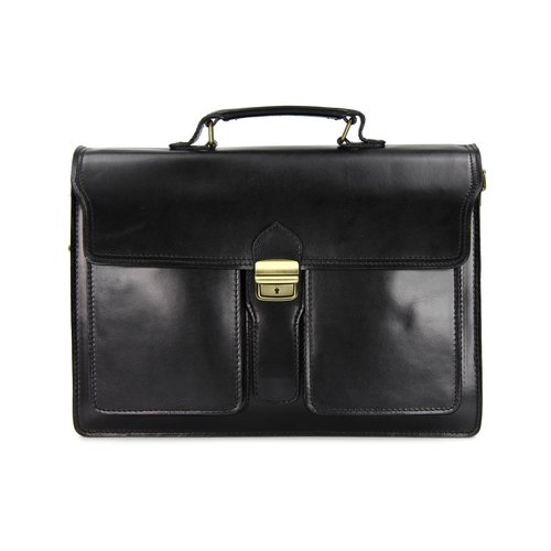 BELLI "Design Bag B" Leder Businesstasche unisex schwarz