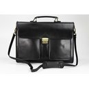 BELLI "Design Bag B" Leder Businesstasche unisex schwarz