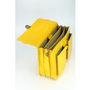 BELLI "Design Bag B" Leder Businesstasche unisex gelb