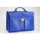 BELLI &quot;Design Bag B&quot; Leder Businesstasche unisex royal blau