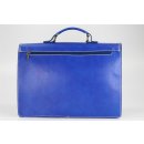 BELLI "Design Bag B" Leder Businesstasche unisex royal blau