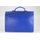 BELLI "Design Bag B" Leder Businesstasche unisex royal blau