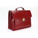 BELLI "Design Bag D" Leder Business Bag bordeaux