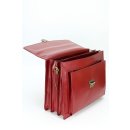 BELLI "Design Bag D" Leder Business Bag bordeaux