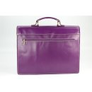 BELLI "Design Bag D" Leder Business Bag lila