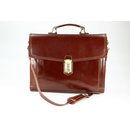 BELLI "Design Bag D" Leder Business Bag maronenbraun