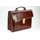 BELLI "Design Bag D" Leder Business Bag maronenbraun