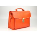 BELLI "Design Bag D" Leder Business Bag orange