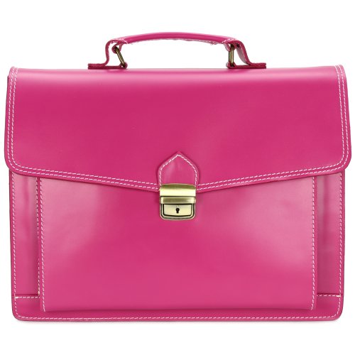 BELLI "Design Bag D" Leder Business Bag pink