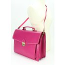 BELLI "Design Bag D" Leder Business Bag pink