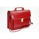 BELLI "Design Bag D" Leder Business Bag rot