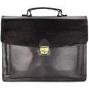 BELLI "Design Bag D" Leder Business Bag schwarz