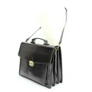 BELLI "Design Bag D" Leder Business Bag schwarz