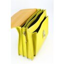 BELLI "Design Bag D" Leder Business Bag zitronengelb