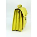 BELLI "Design Bag D" Leder Business Bag zitronengelb