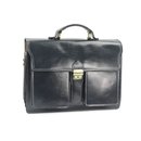 BELLI "Design Bag B" Leder Businesstasche unisex dunkelgrau