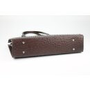 BELLI® "Design Bag C" Leder Handtasche braun strauss