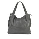 BELLI ital. Nappa Leder Shopper grau
