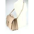 BELLI "Design Bag B" Leder Businesstasche unisex sand beige