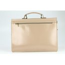 BELLI "Design Bag B" Leder Businesstasche unisex sand beige