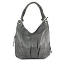 BELLI ital. Nappa Leder Shopper grau