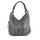 BELLI ital. Nappa Leder Shopper grau