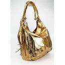 BELLI Nappa Leder Shopper Beuteltasche sweet metallic edition gold