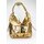 BELLI Nappa Leder Shopper Beuteltasche sweet metallic edition gold