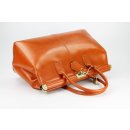 BELLI "The Bag XXL" ital. Premium Leder Handtasche cognac