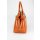 BELLI "The Bag XXL" ital. Premium Leder Handtasche cognac