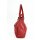 BELLI Leder Schultertasche Shopper "Lilly" rot