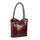 BELLI Leder Handtasche Rucksack "Belli Backpack" bordeaux schwarz