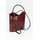 BELLI Leder Handtasche Rucksack "Belli Backpack" bordeaux schwarz